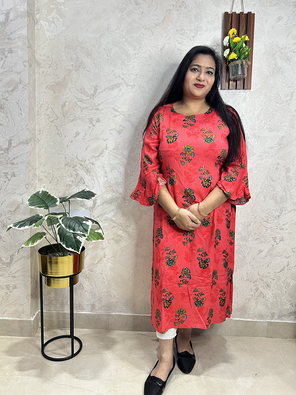 Printed Rayon Kurti