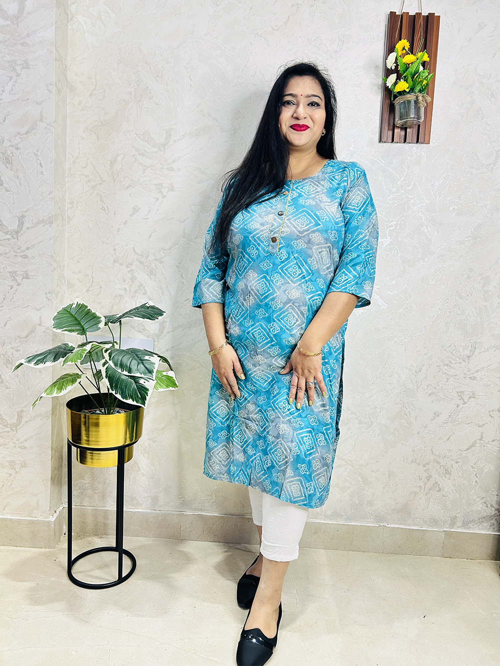 Printed Rayon Kurti1