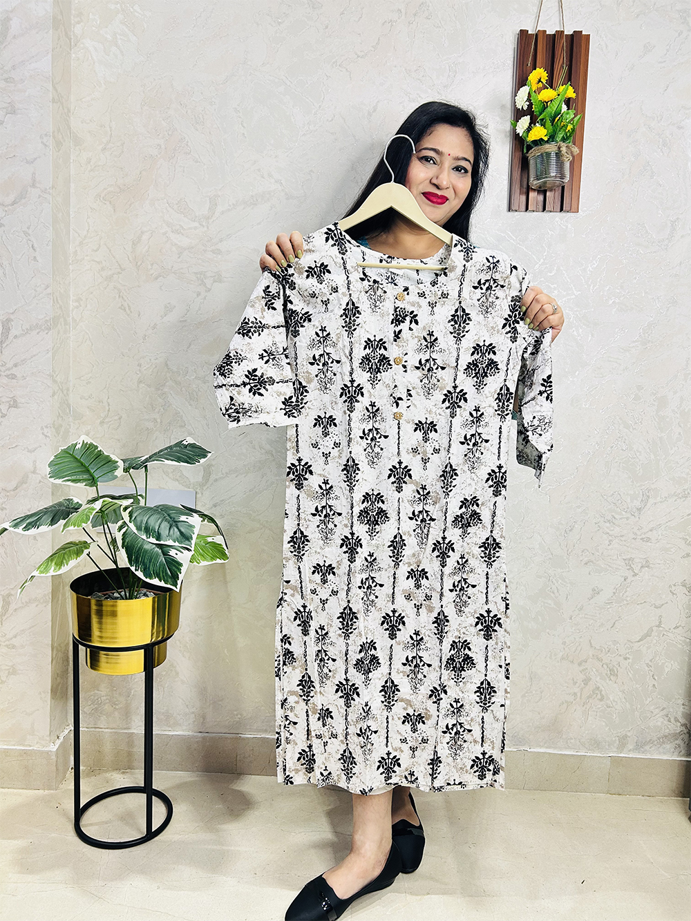 Printed Cotton Kurti 3