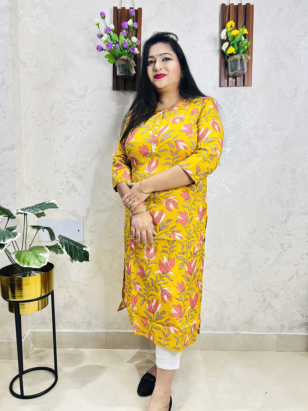 Printed Cotton Kurti 6