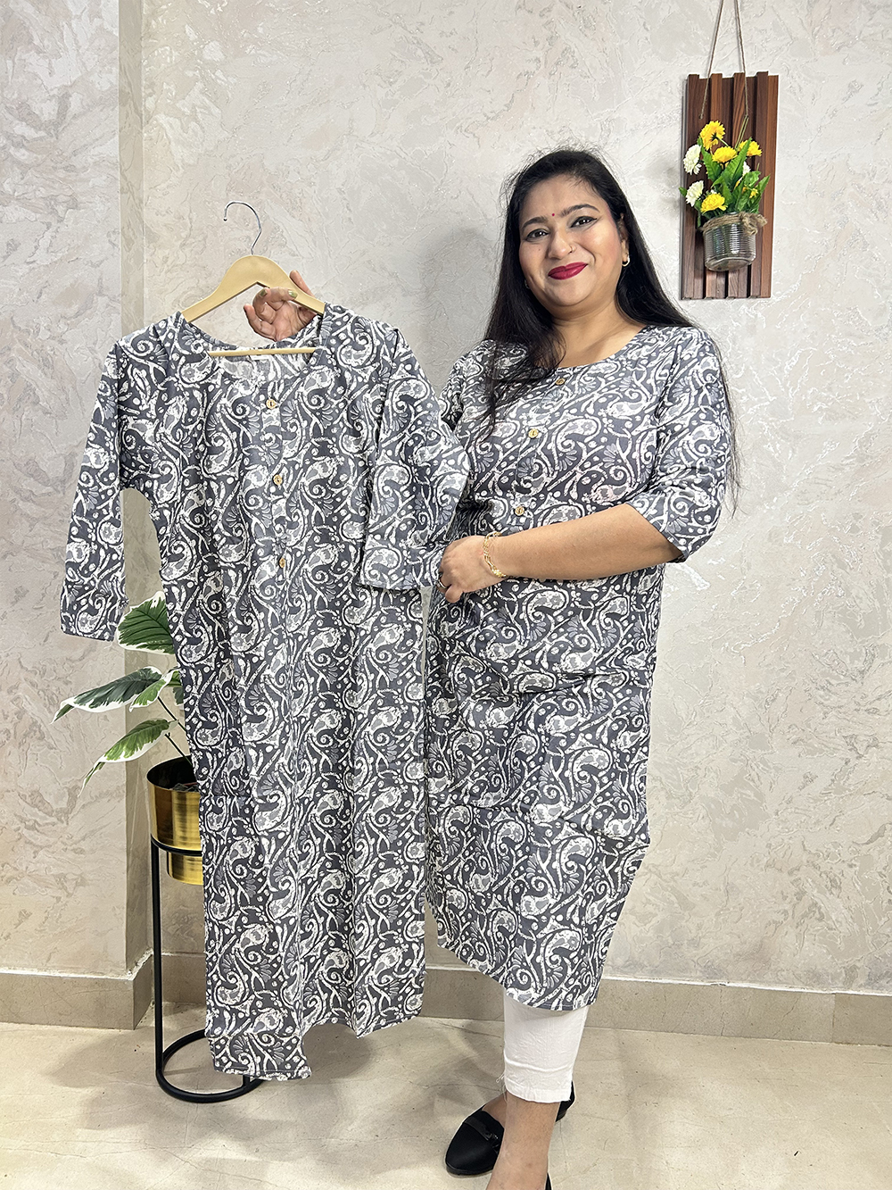 Printed Cotton Kurti 7