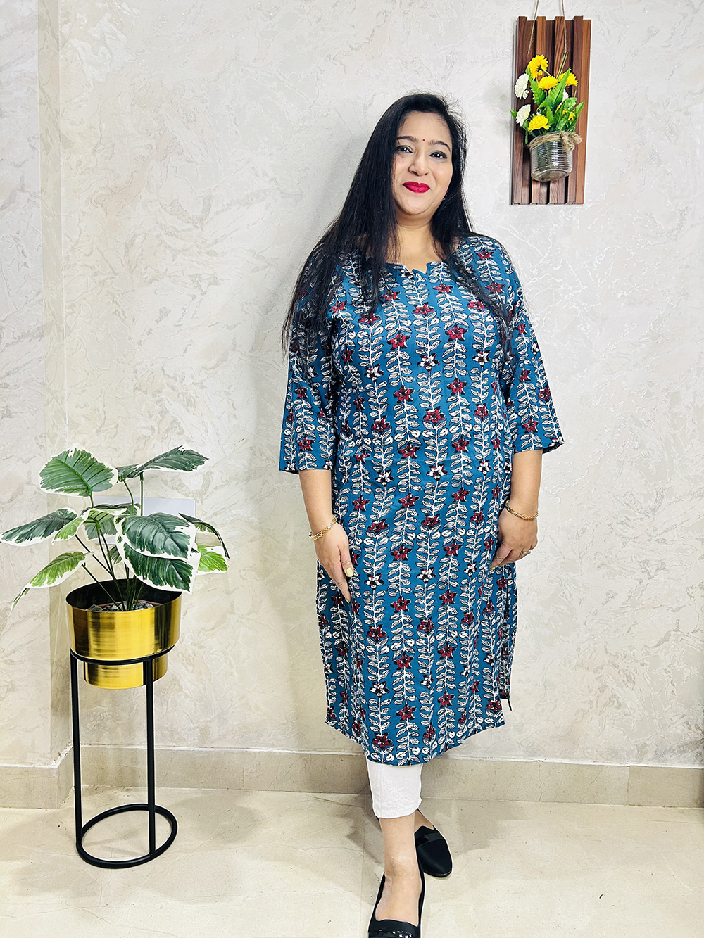 Printed Cotton Kurti 8