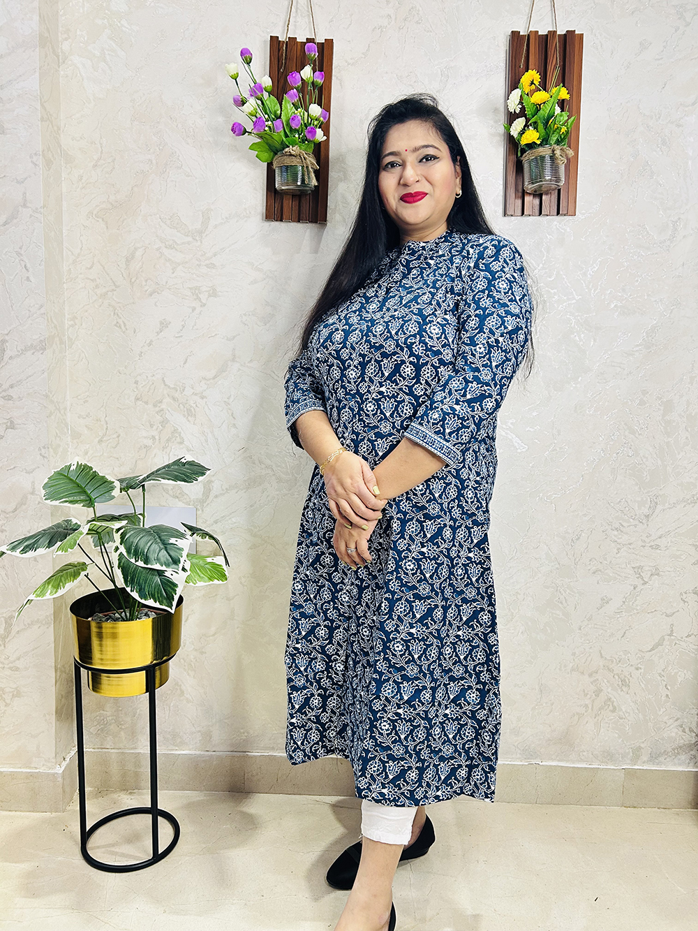 Printed Cotton Kurti 9